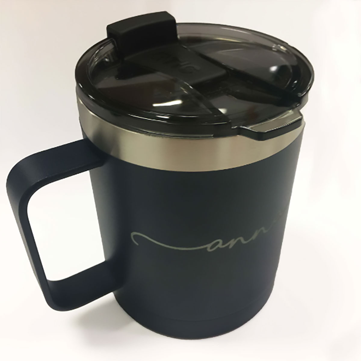 RTIC 16 Oz Travel Cup Coffee Mug Laser Engraved Monogram Coffee